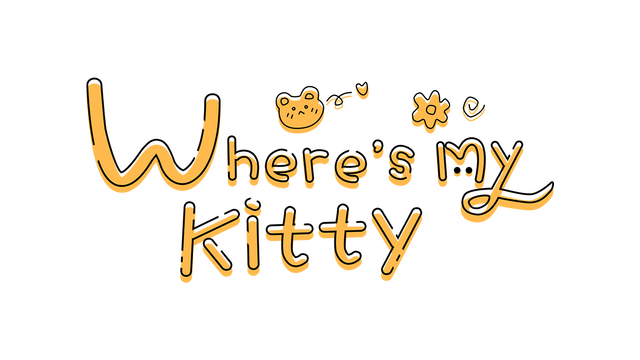 Where's my kitty Logo