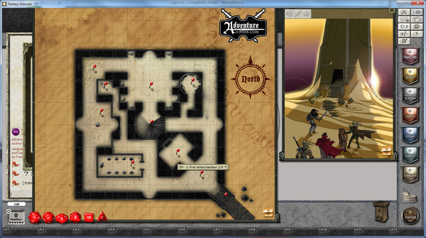 Скриншот из Fantasy Grounds PFRPG Compatible Adventure: B19 - Tower of Screaming Sand