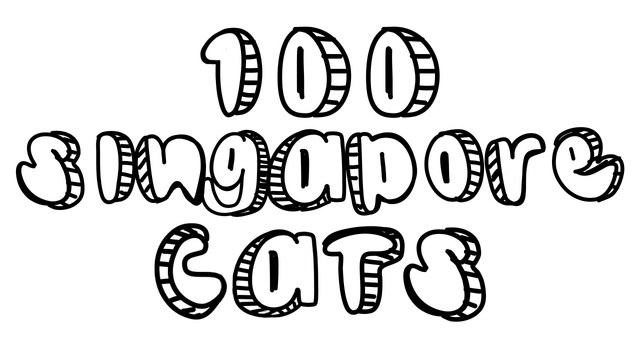 100 Singapore Cats Logo