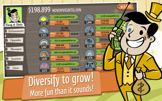 AdVenture Capitalist game for windows Pc 1