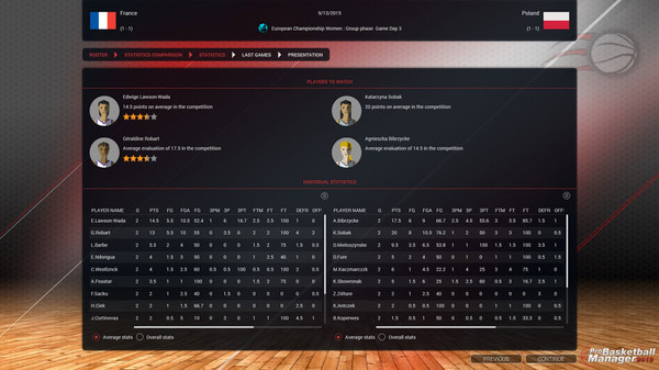 Скриншот из Pro Basketball Manager 2016