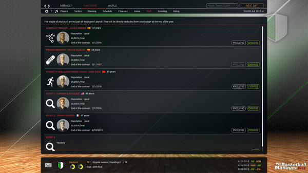 Скриншот из Pro Basketball Manager 2016
