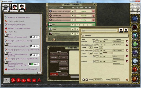 Скриншот из Fantasy Grounds - d20 Modern SRD Ruleset