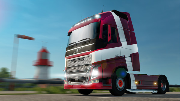 Скриншот из Euro Truck Simulator 2 - Danish Paint Jobs Pack