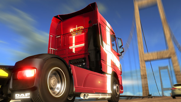 Скриншот из Euro Truck Simulator 2 - Danish Paint Jobs Pack