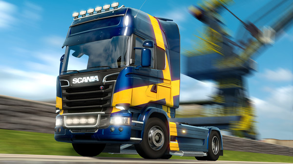 Скриншот из Euro Truck Simulator 2 - Swedish Paint Jobs Pack