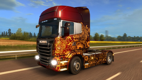 Скриншот из Euro Truck Simulator 2 - Russian Paint Jobs Pack