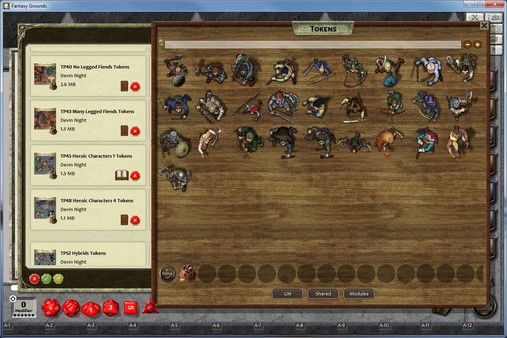 Скриншот из Fantasy Grounds - Top-down Tokens - Heroic 1