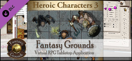 Fantasy Grounds - Top-down Tokens - Heroic 3 cover art
