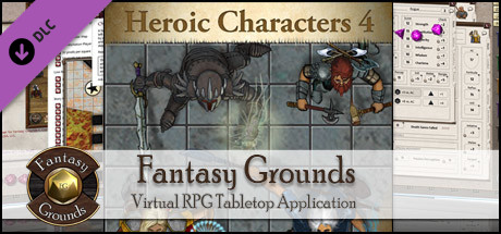 Fantasy Grounds - Top-down Tokens - Heroic 4 cover art