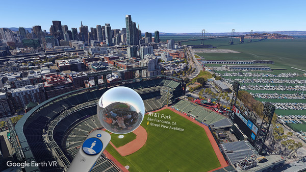Google Earth VR game for Linux 1