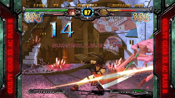 GUILTY GEAR XX ACCENT CORE PLUS R recommended requirements