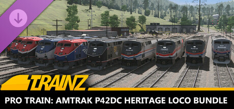 Trainz 2022 DLC - Pro Train: Amtrak P42DC Heritage Loco Bundle cover art