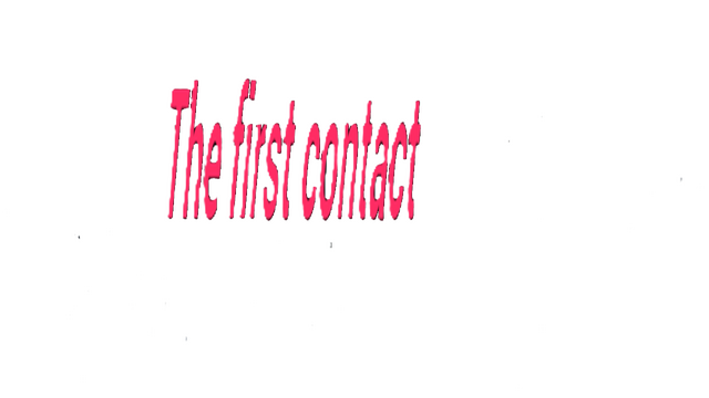 The first contact Logo