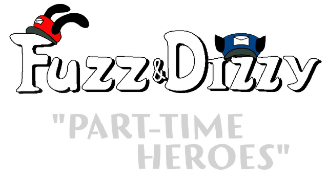 Fuzz & Dizzy: Part-Time Heroes Logo