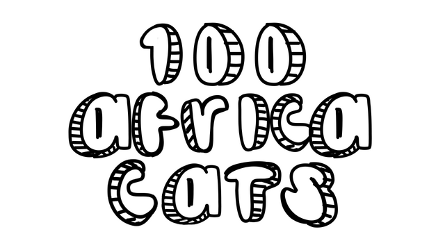 100 Africa Cats Logo