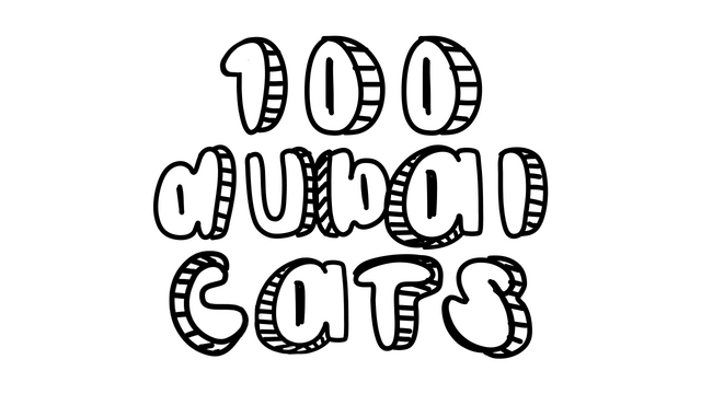 100 Dubai Cats Logo