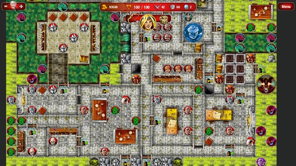 Mighty Dungeons game for Linux 1