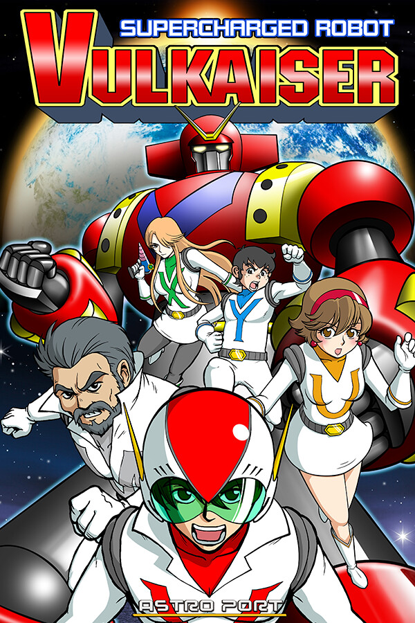 Supercharged Robot VULKAISER for steam