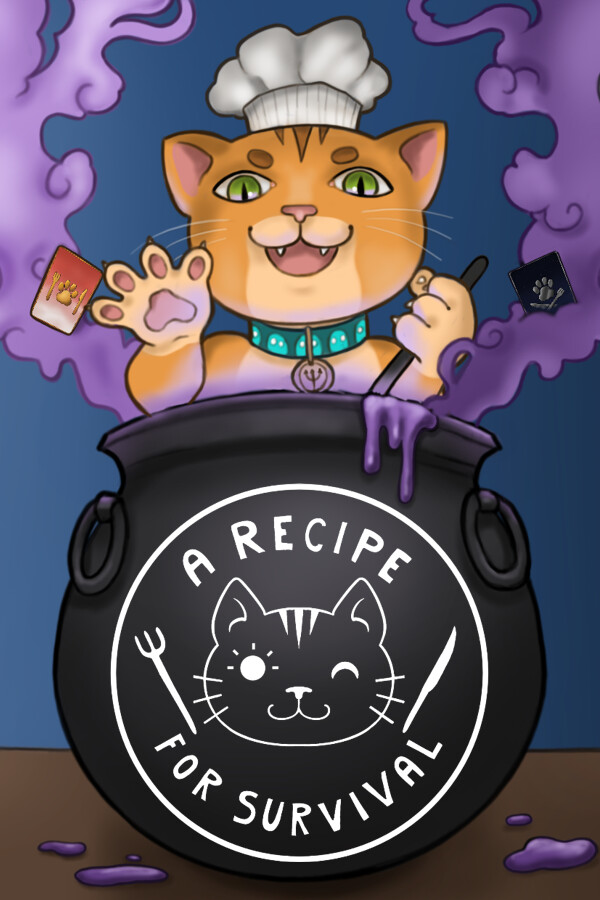 Steam portrait for A Recipe for Survival - Cat Cooking Roguelike Deckbuilder.