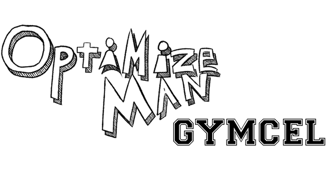Optimize Man: Gymcel Logo