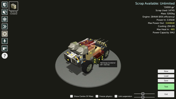 Scraps: Modular Vehicle Combatfor windows and Linux 1
