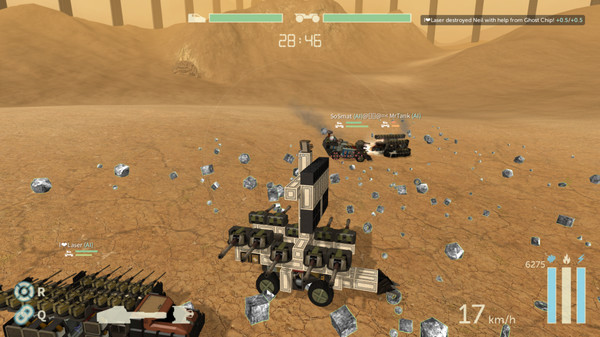 Scraps: Modular Vehicle Combat game for Linux 1