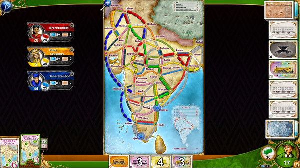 Скриншот из Ticket to Ride - India