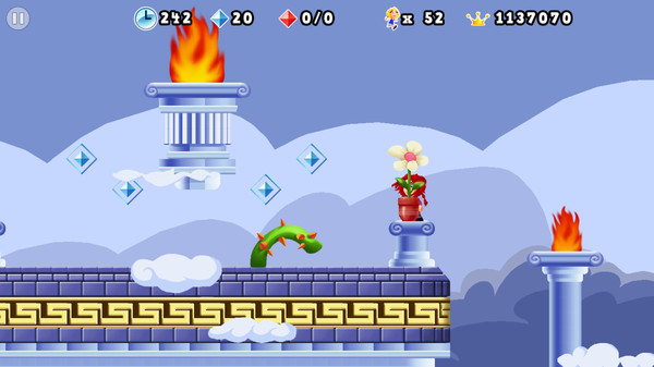 Скриншот из Giana Sisters 2D