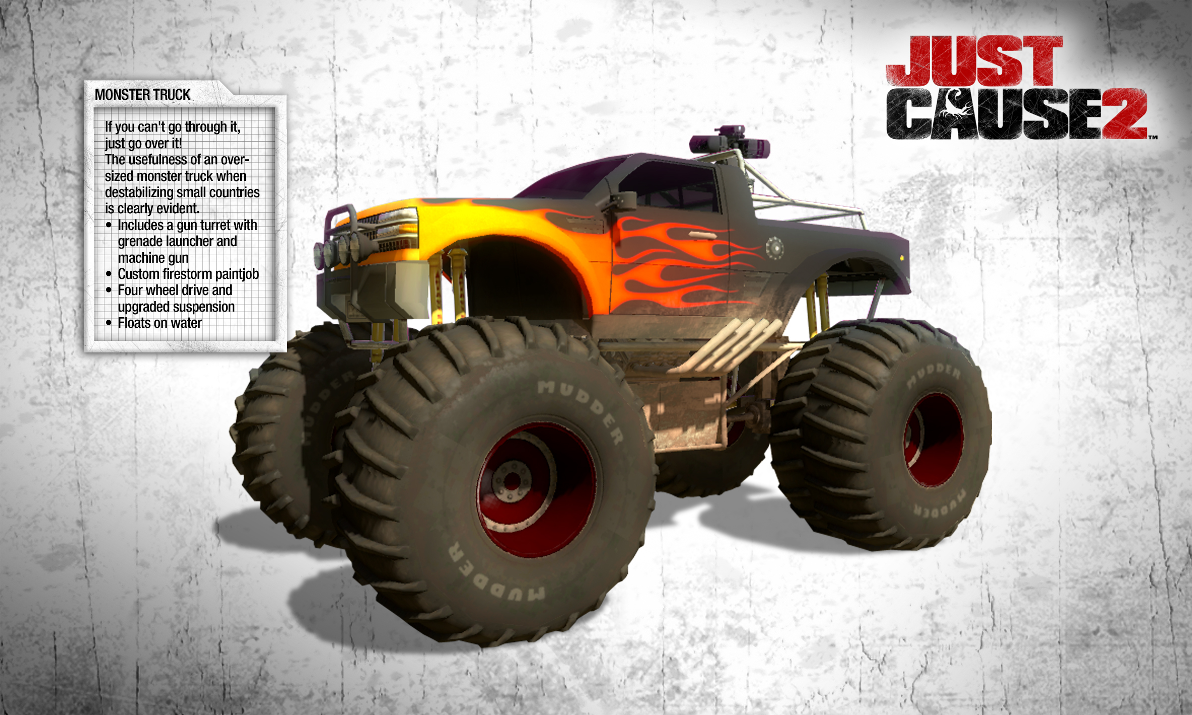Just Cause 2: Monster Truck DLC screenshot