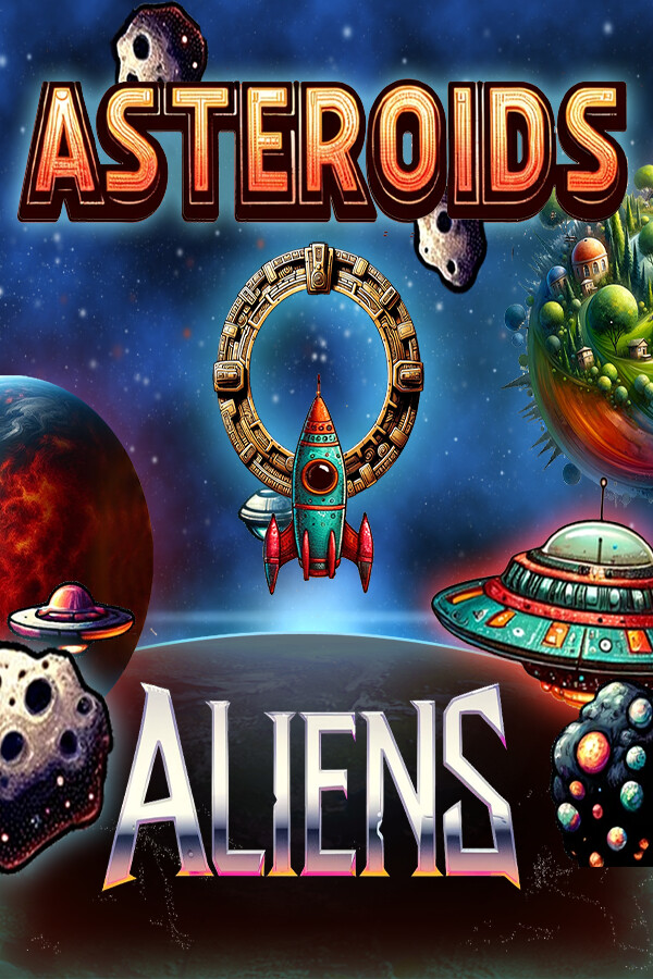 Steam portrait for Asteroids and Aliens.