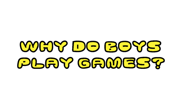 Why Do Boys Play Games? Logo