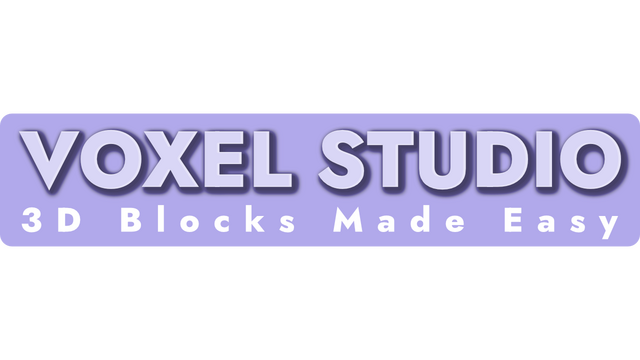 Voxel Studio: 3D Blocks Made Easy Logo