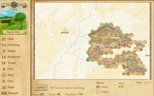 Скриншот из King of Dragon Pass