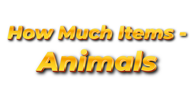 How Much Items - Animals Logo