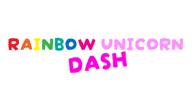Rainbow Unicorn Dash Logo
