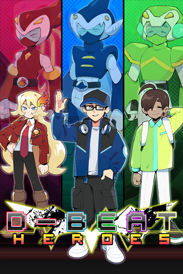 Steam portrait for D-BEAT HEROES.