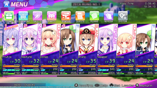 Скриншот из Hyperdimension Neptunia Re;Birth3 V Generation