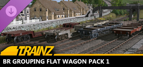 Trainz 2022 DLC - BR Grouping Flat Wagon Pack 1 cover art