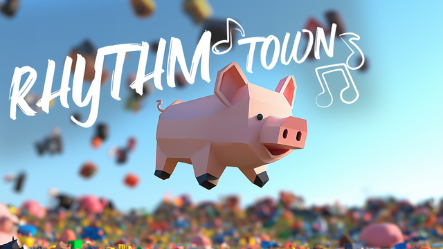 Rhythm Town: Music Visualizer Logo