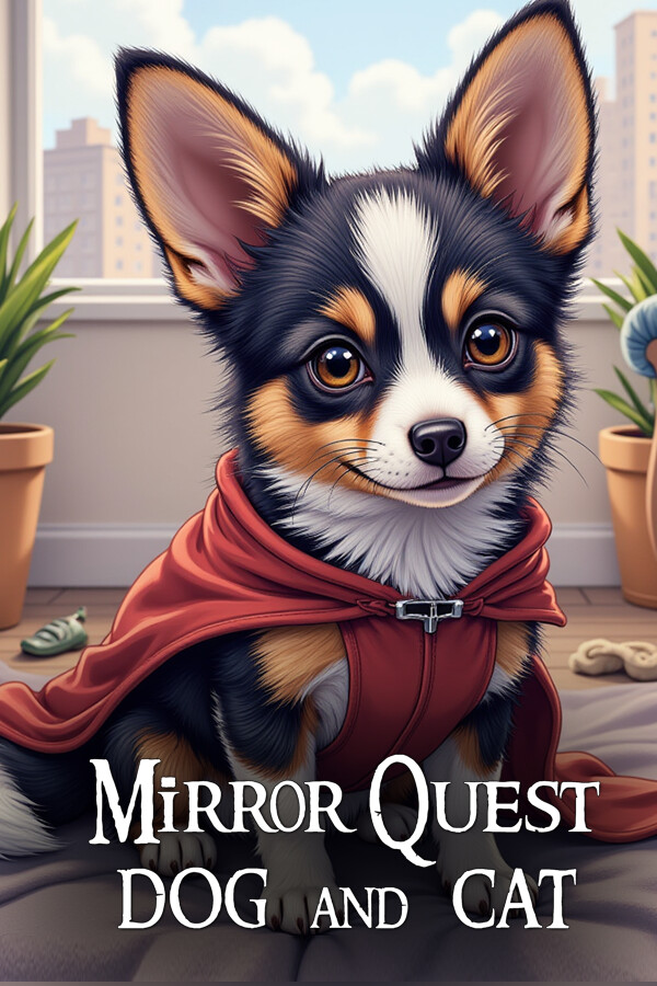 Steam portrait for Mirror Quest Dog and Cat.
