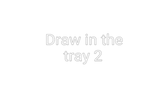 Draw in the tray 2 Logo