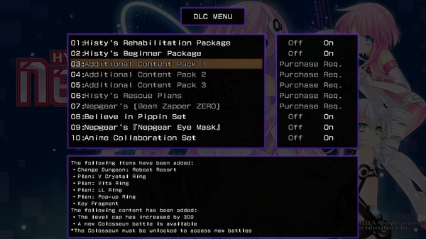 KHAiHOM.com - Hyperdimension Neptunia Re;Birth2 Additional Content Pack 1/ コンテンツ追加パック１ / 內容補充包１