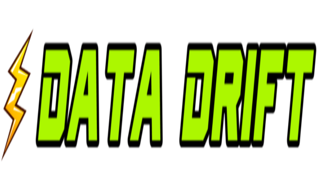 Data Drift: Cyberpunk Shooter Top Down indie action Logo