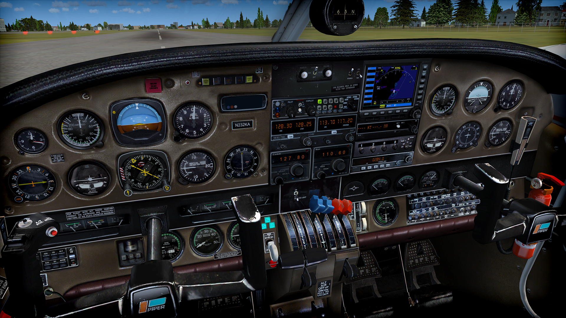 carenado piper pa-34 200t seneca ii fsx