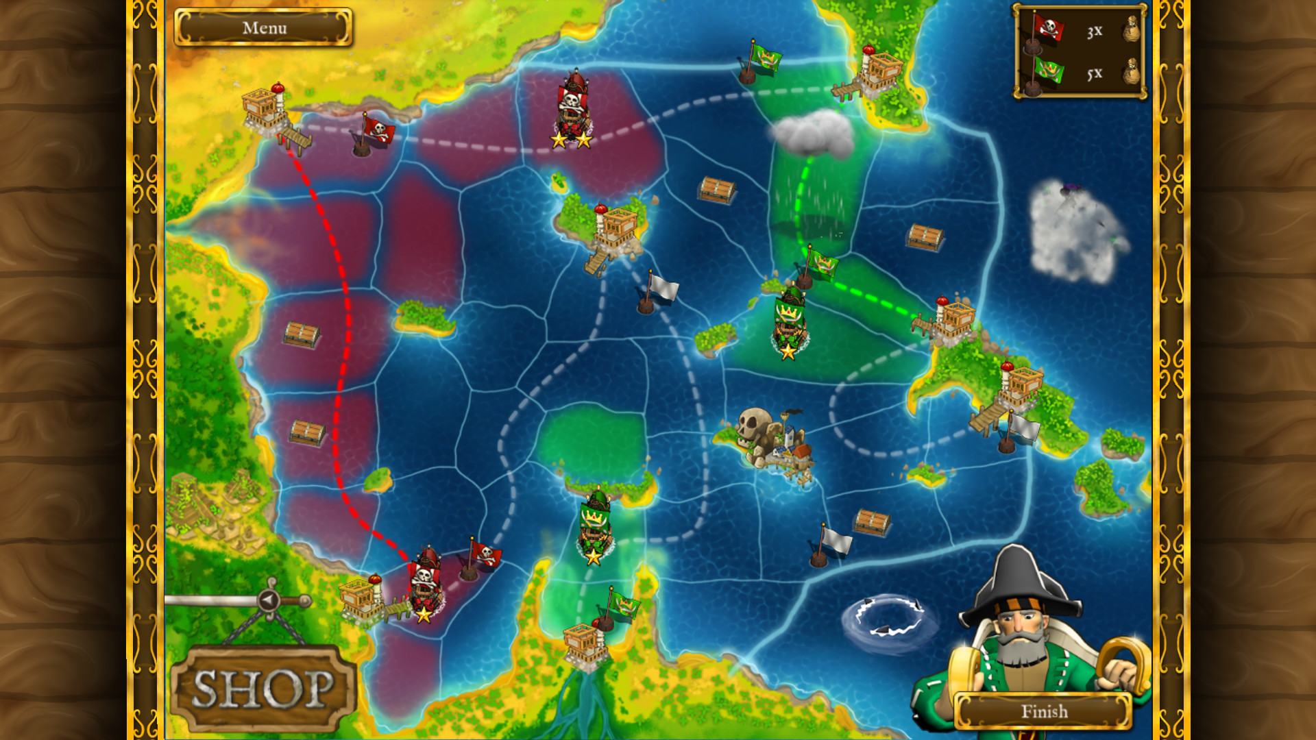 Pirates vs Corsairs: Davy Jones's Gold screenshot