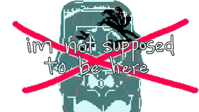 im not supposed to be here: or anywhere Logo
