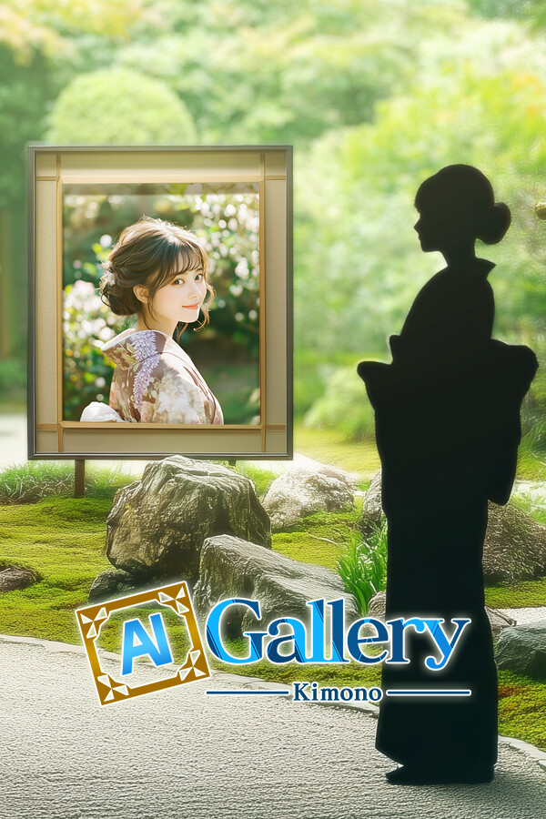 Steam portrait for AI Gallery ”Kimono”.