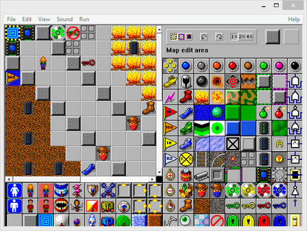 Скриншот из Chip's Challenge 2: Editor