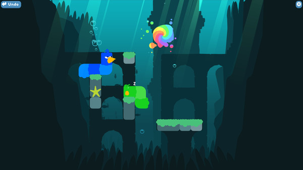 Snakebird game for Linux 1